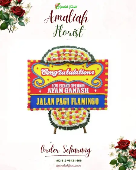Sewa Papan Bunga Mandau